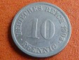 Deutschland Kaiserreich 10 Pfennig 1903 G, seltener Jahrgang