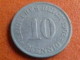Deutschland Kaiserreich 10 Pfennig 1902 E, seltener Jahrgang