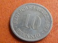 Deutschland Kaiserreich 10 Pfennig 1873 C, seltener Jahrgang