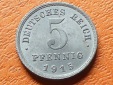 Deutschland Kaiserreich 5 Pfennig 1915 E seltener Jahrgang - T...