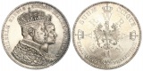 Preussen: Wilhelm, Krönungstaler 1861, AKS 116, Thun 252, sch...
