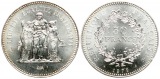 Frankreich: 50 Francs 1979 in TOP-Erh., 30 gr. 900er Silber (2...