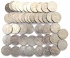 USA: Lot von 48 Quartedollars, 23 Gedenk- und 25 Kursmünzen, ...