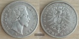 Deutsches Kaiserreich. Bayern, Ludwig II.  5 Mark  1875 D   FM...