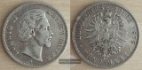 Deutsches Kaiserreich. Bayern, Ludwig II.  5 Mark  1875 D   FM...