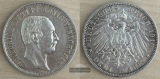 Sachsen, Kaiserreich  3 Mark  1910 E  Friedrich August III FM-...