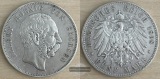 Deutsches Kaiserreich, Sachsen.  5 Mark 1898 E   FM-Frankfurt ...