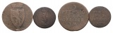 Reuß; 2 Kleinmünzen 1829 /?