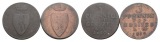 Reuß; 2 Kleinmünzen 1813 /1819