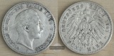 Deutsches Kaiserreich, Preussen, Wilhelm II.  5 Mark 1901 A   ...
