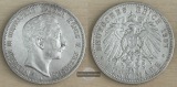 Deutsches Kaiserreich, Preussen, Wilhelm II.  5 Mark 1907 A   ...