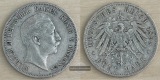 Deutsches Kaiserreich, Preussen, Wilhelm II.  5 Mark 1895 A   ...