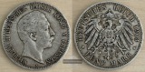 Deutsches Kaiserreich, Preussen, Wilhelm II.  5 Mark 1903 A   ...