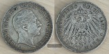 Preußen, Kaiserreich  5 Mark  1907 A  Wilhelm II. 1888-1918  ...