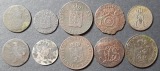 Altdeutschland, Lot von 10 Münzen, gering bis schön