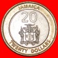 * GROSSBRITANNIEN (2000-2008): JAMAIKA ★ 20 DOLLAR 2001 GARV...