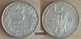 Deutschland, Weimarer Republik 3 Reichsmark  1925 D  FM-Frankf...