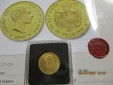 25 Peseten Spanien 1880 Gold - Münze 900er mit Expertise sieh...