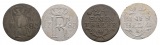 Altdeutschland; 2 Kleinmünzen 1783