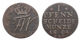 Altdeutschland; Kleinmünze 1804