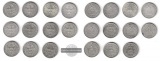 LOT 11 x Deutsches Reich 2 Reichsmark 1925-1926  FM-Frankfurt ...