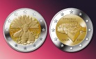 Original 2 x 2 euro 2024 Malta Honigbiene und Cittadella Gozo ...