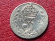 Silbermünze Großbritannien 3 Pence 1912 George V