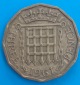 European  coin Elizabeth 1961 3 pence circulated