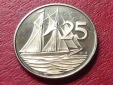 Cayman Islands 25 Cents 1980