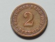 Deutschland Kaiserreich 2 Pfennig 1873 B seltener Jahrgang