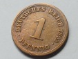 Deutschland Kaiserreich 1 Pfennig 1893 F seltener Jahrgang