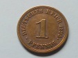 Deutschland Kaiserreich 1 Pfennig 1893 E seltener Jahrgang