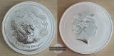 Australien  1 Dollar Jahr des Drachen 2012  FM-Frankfurt  Fein...