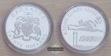 Barbados,  20 Dollar 1988  Olympic Games   FM-Frankfurt  Feins...