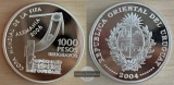 Uruguay  1000 Pesos  2004  FM-Frankfurt  Feingewicht: 24,98g