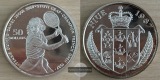 Niue  50 Dollar  1987  Olympics Seoul 1988   FM-Frankfurt  Fei...