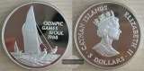 Cayman Inseln  5 Dollar  1988  Seoul  Olympics  1988  FM-Frank...