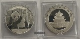 China,  10 Yuan 2015 Panda  FM-Frankfurt  Feinsilber: 31,07g