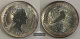 Australien,  5 Dollar 1990  Kookaburra  FM-Frankfurt  Feinsilb...