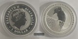 Australien  1 Dollar  2008  Kookaburra FM-Frankfurt Feinsilber...