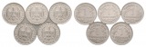 Drittes Reich; 5 x 1 Reichsmark