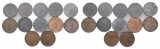 Drittes Reich; 12 x 1 Pfennig