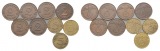 Drittes Reich; 6 x 2 Pfennig; 3 x 5 Pfennig