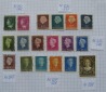 1940-1972, Niederlande, thematischer Satz mit 18 Briefmarken: ...