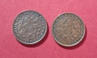 NIEDERLANDE 1 Cent 1928 & 1929 **VZ**