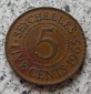 Mauritius 5 Cents 1965