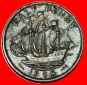 Ⰶ 2 VERKAUFT SCHIFF 1954-1970:GROSSBRITANNIEN★1/2 PENNY 19...