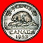 Ⰶ KEIN INDIEN (1951-1952): KANADA ★ 5 CENT 1952! GEORG VI....