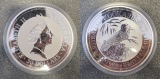 Australien  30 Dollar 1992 Kookaburra  FM-Frankfurt  Feinsilbe...