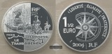 Frankreich 1½ Euro, 2004  Medaille: Transsibirische Eisenbahn...